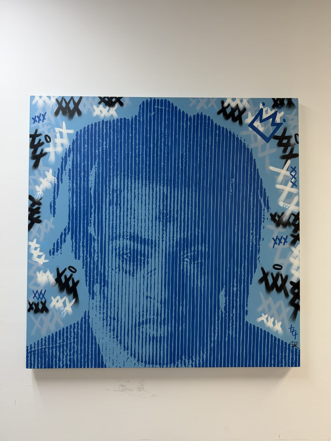 Artwork 03 currently hanging at Revos Gallery, with artist and title details to be confirmed.