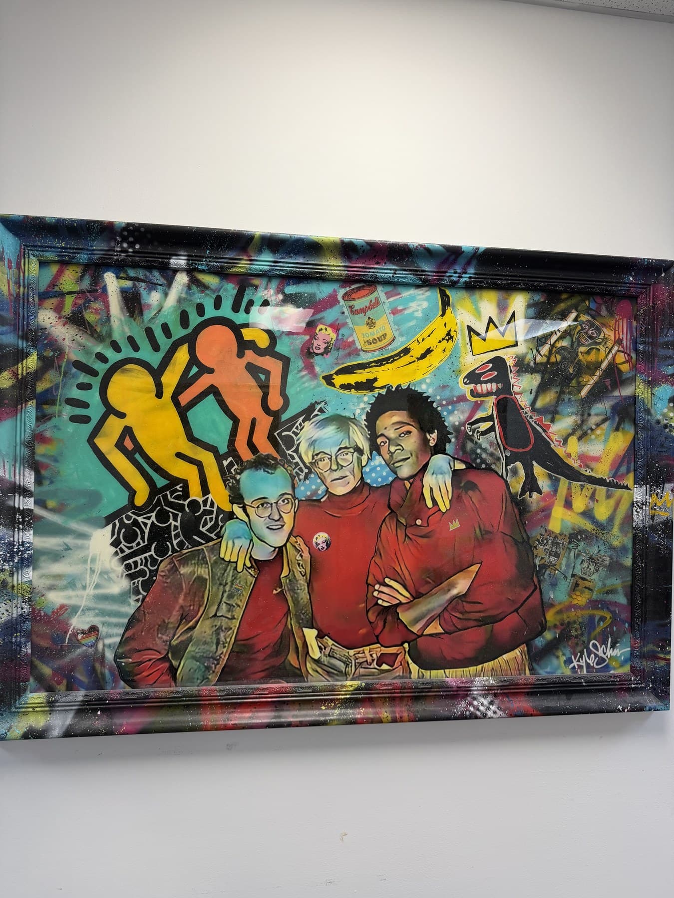 Artwork 04 currently hanging at Revos Gallery, with artist and title details to be confirmed.