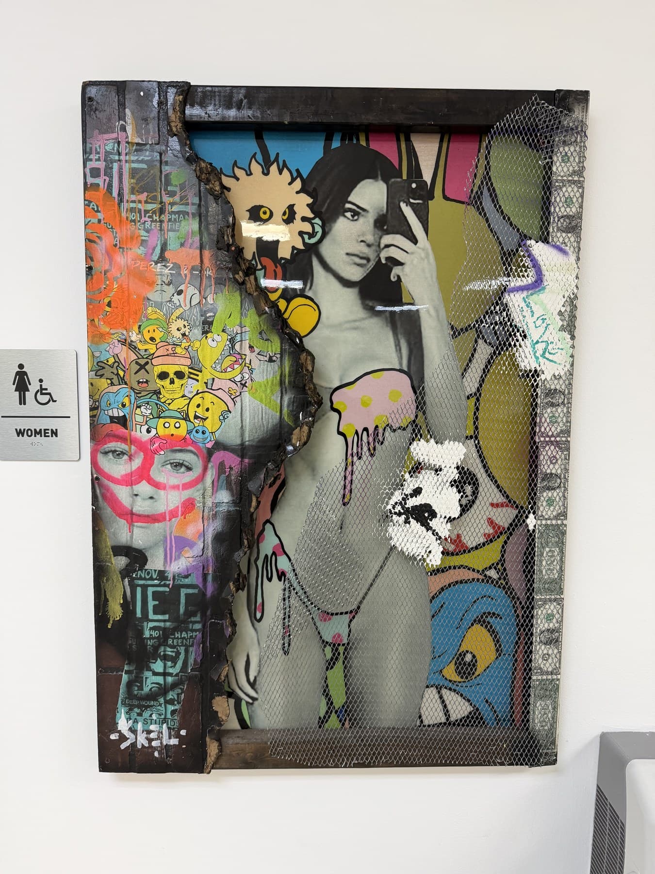 Artwork 06 currently hanging at Revos Gallery, with artist and title details to be confirmed.