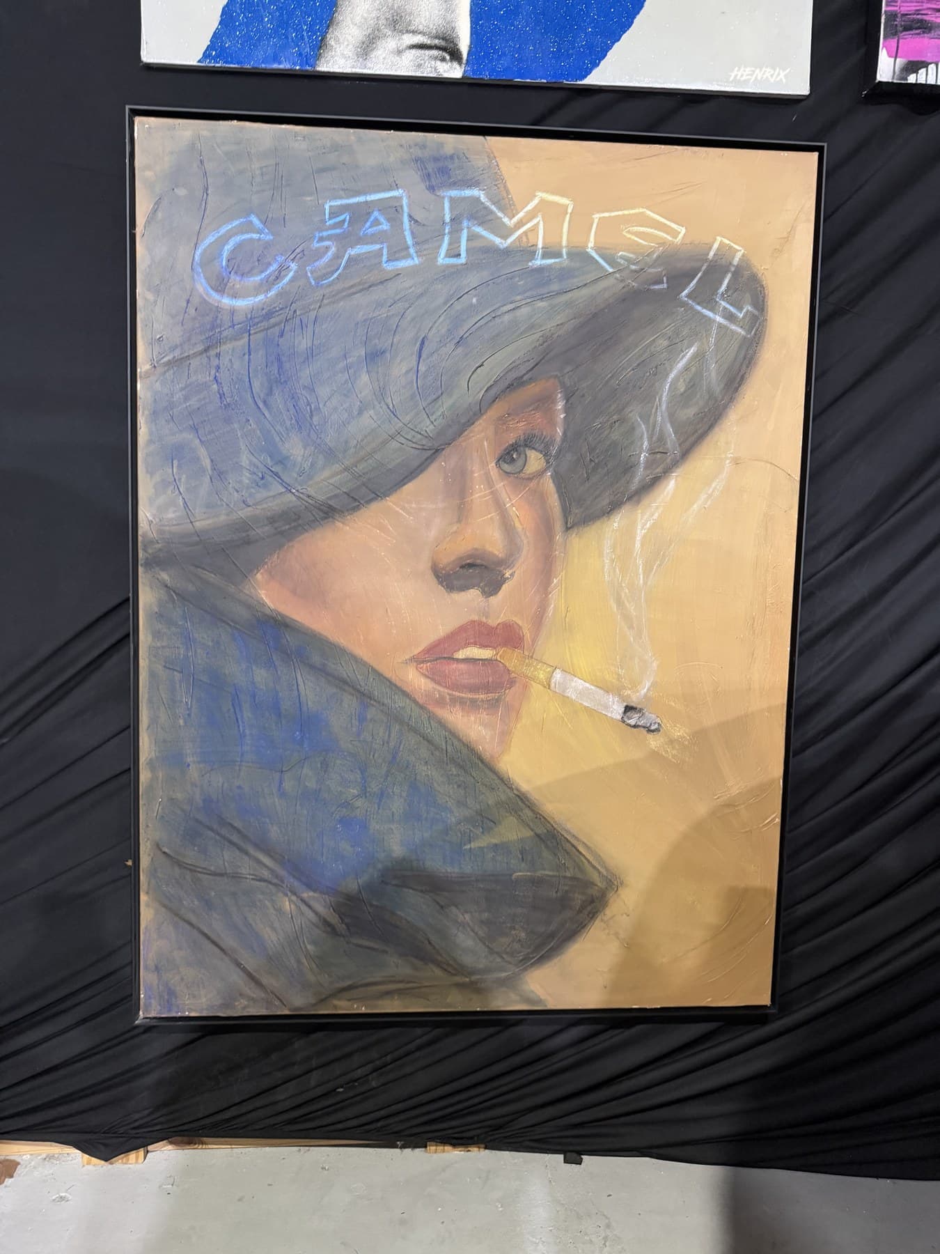 Artwork 14 currently hanging at Revos Gallery, with artist and title details to be confirmed.