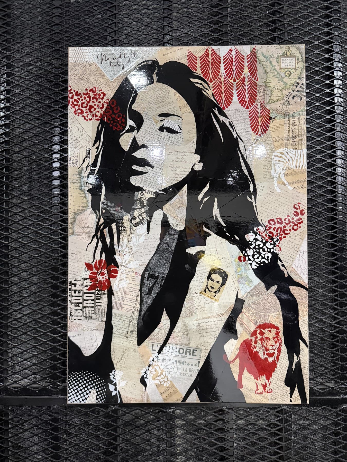 Artwork 23 currently hanging at Revos Gallery, with artist and title details to be confirmed.