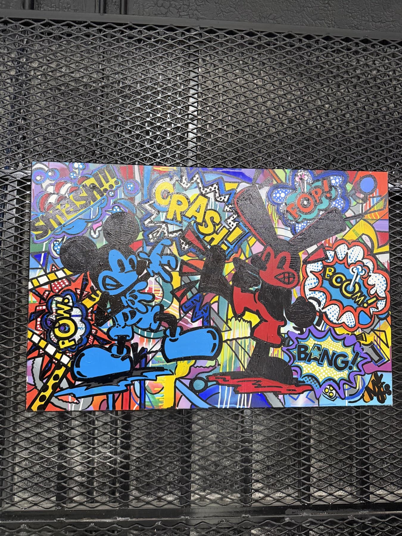 Artwork 26 currently hanging at Revos Gallery, with artist and title details to be confirmed.
